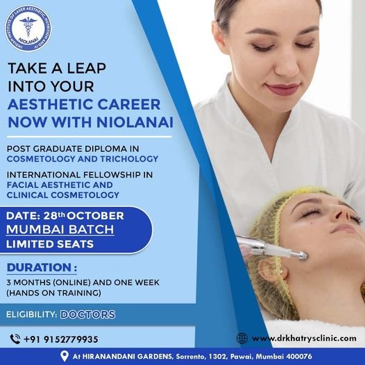POST GRADUATE DIPLOMA IN COSMETOLOGY AND TRICHOLOGY POST GRADUATE DIPLOMA IN COSMETOLOGY AND TRICHOLOGY